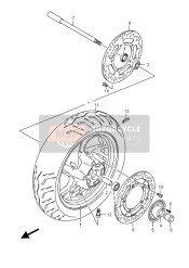 Roue avant (AN400ZA E19)